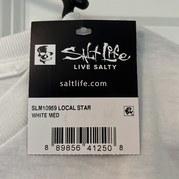 SOLD🧿🧿🧿🧿🧿🧿 NWT🎣SALT LIFE BAIT & TACKLE SUPPORT SZ.MEDIUM - Picture 3 of 5